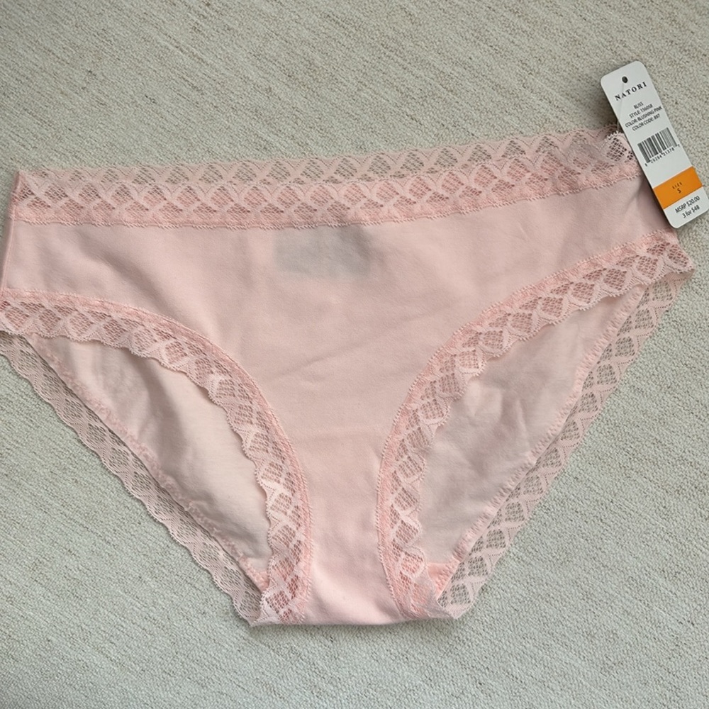 Natori Cotton Girls Briefs in Blushing Pink. Size S. NWT. Others on site! - Picture 3 of 4